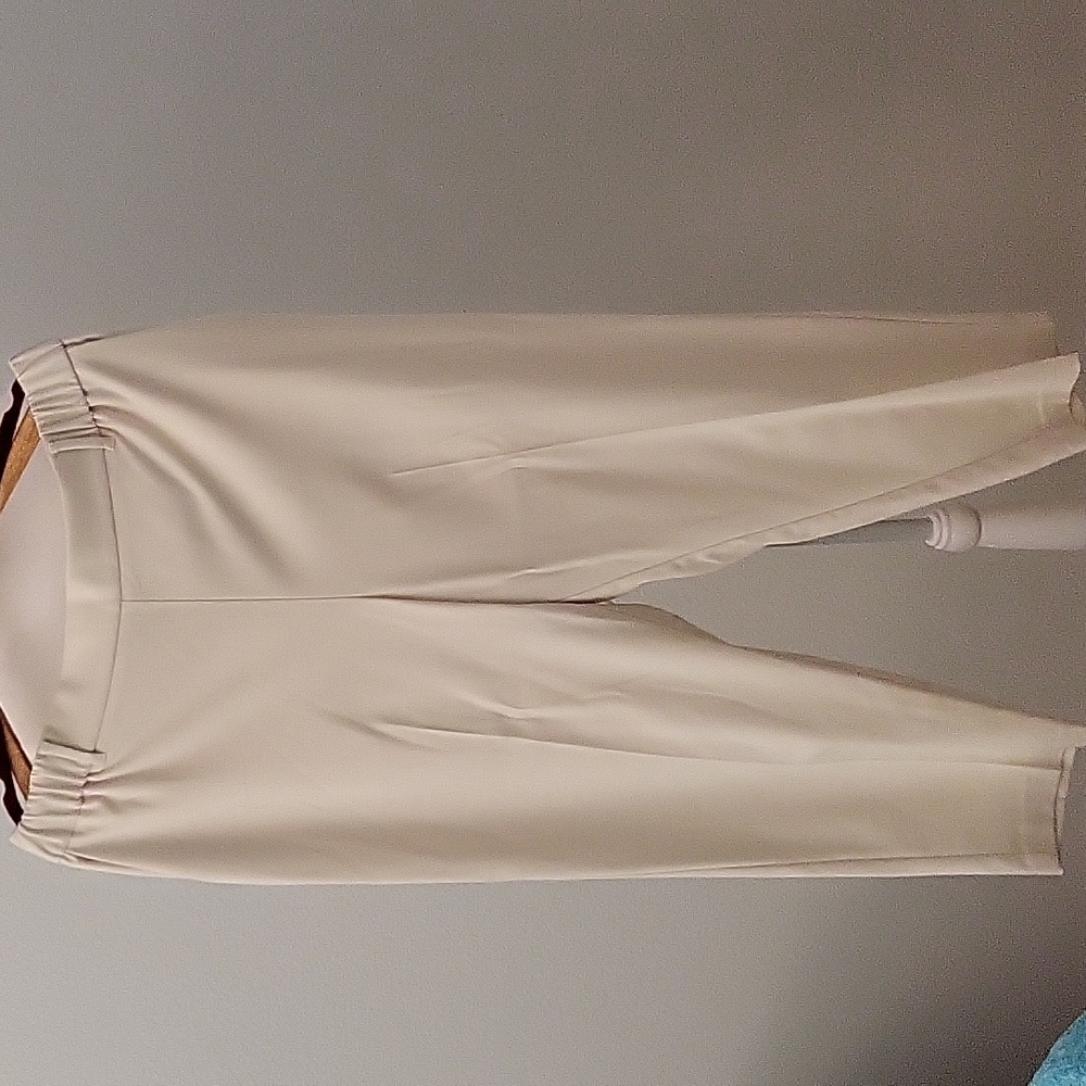 ALFANI SIZE XL IVORY DRESS PANTS